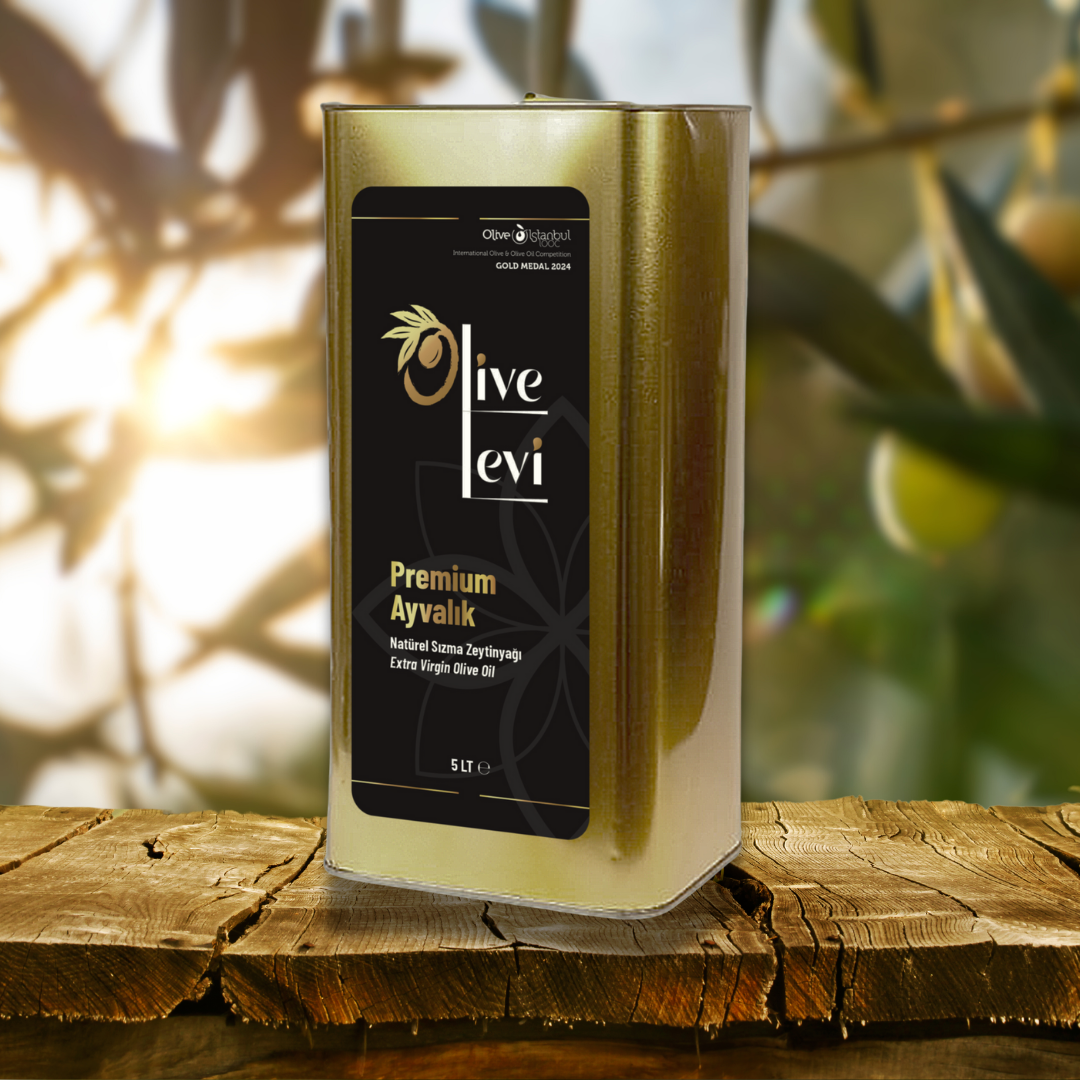 Levi Farm Erken Hasat Soğuk Sıkım Zeytinyağı 0.5 Asit Premium Ayvalık 5 LT