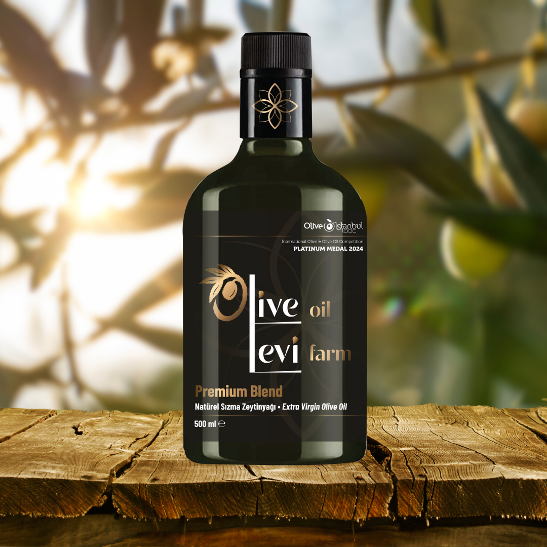 Levi Farm Erken Hasat Soğuk Sıkım Zeytinyağı Premium Blend 500ml