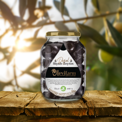 Levi Farm Doğal Siyah İnce Zeytin 500gr